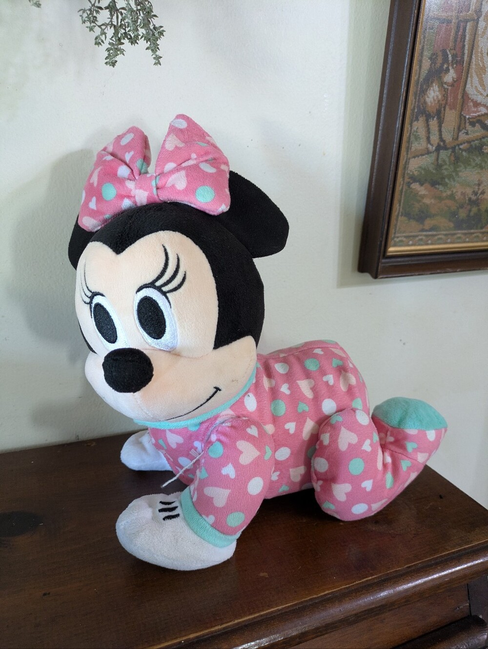 Disney Baby Minnie Mouse Musical Touch 'n Crawl Interactive Plush Toy